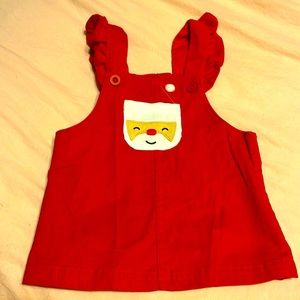 New- Carters santa dress size 3 months